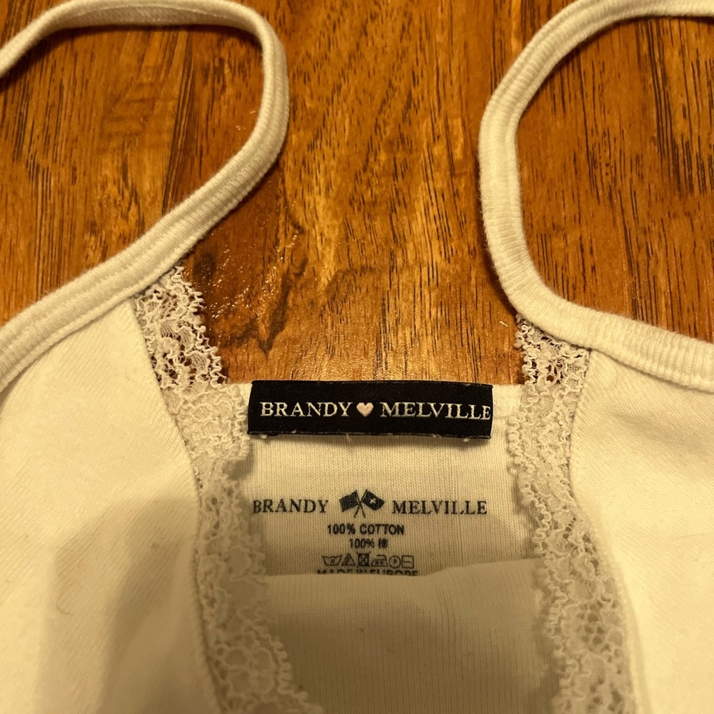Brandy Melville rare white tank top